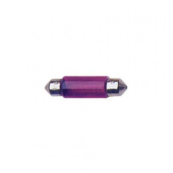 Lámparas plafonier 12v t11x35 5w sv8.5d violeta.blis 2 ud