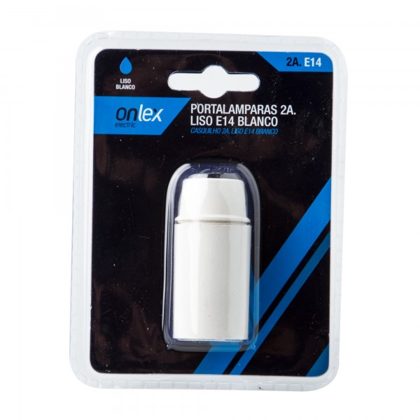 Bl.portalamparas onlex 2a.e-14 liso bla