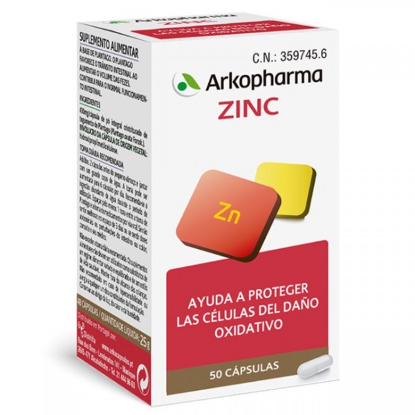 Arkopharma Arkovital Zinc 50 Cápsulas