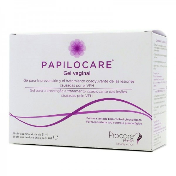 Papilocare Gel Vaginal 21 Canulas X 5ml