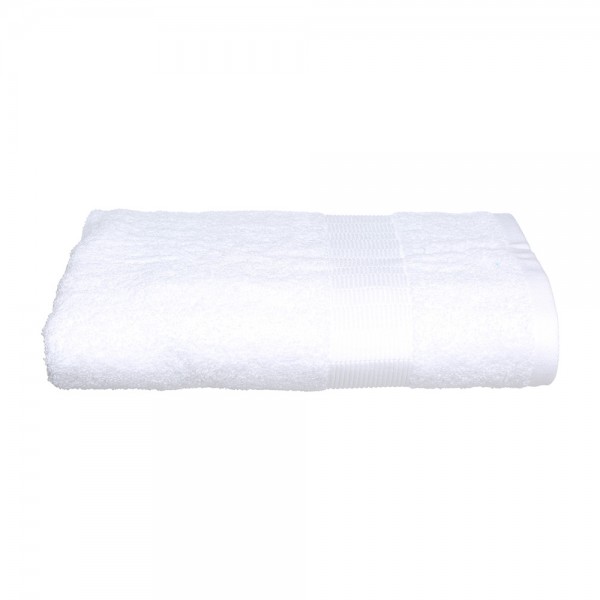 Toalla de rizo 450 g / m² color blanco 100 x 150 cm