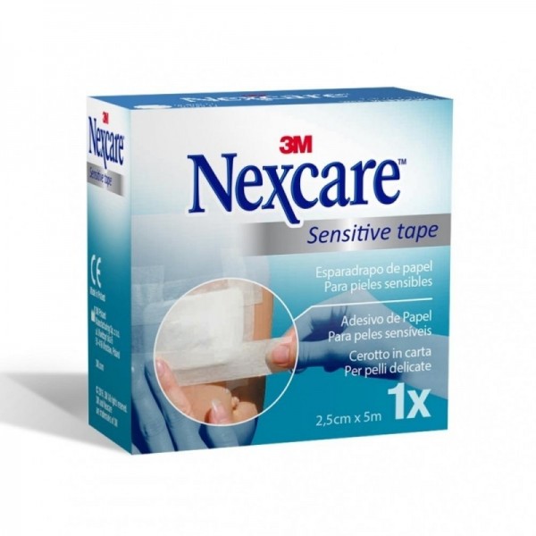 Esparadrapo Nexcare Papel Piel 5mx 2,5cm