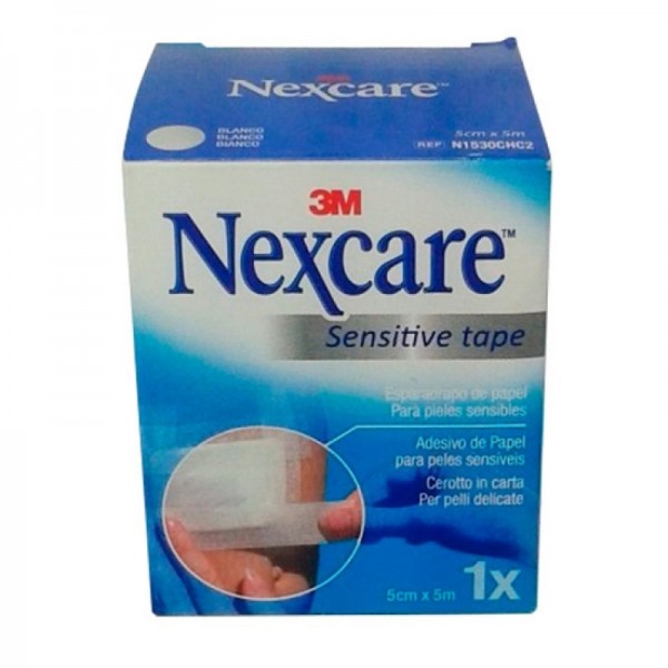 Esparadrapo Nexcare Papel Blanco 5mx5cm