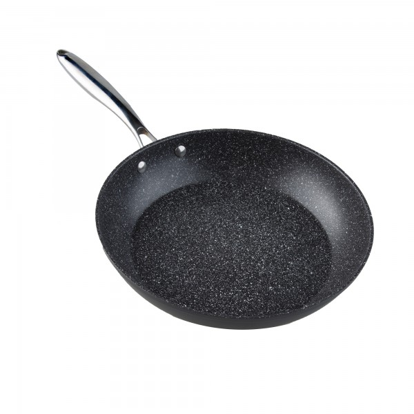 Sarten al.f. m/inox. piedra 30 cm. (caja de 2 unidades)