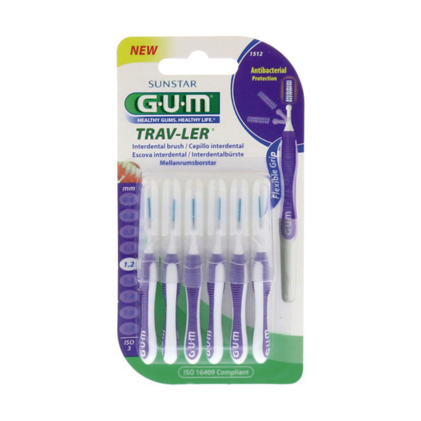GUM Cepillo Interdental Travler 1512 1,2