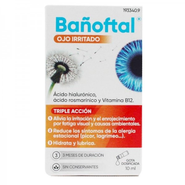 Bañoftal Triple Acción Ojo Irritado 10ml