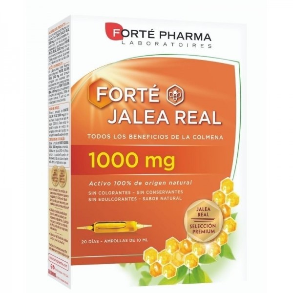 Forte Jalea Real 1000mg 20 Ampollas Forte Pharma