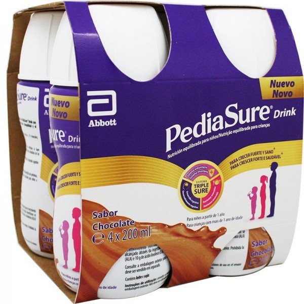 Pediasure Drink Chocolate 4x200 ml