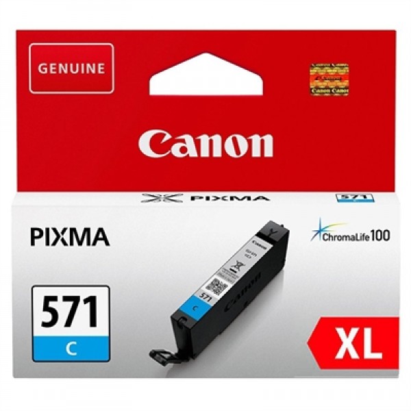 Canon cartucho cli-571cy xl cian