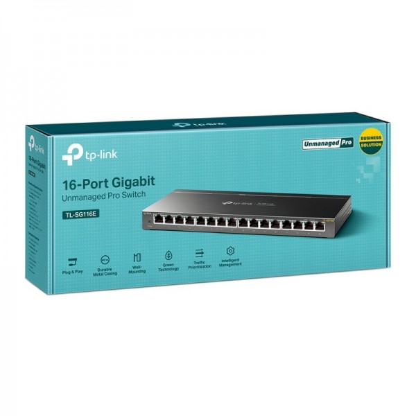 Tp-link tl-sg116e switch 16xgb metal