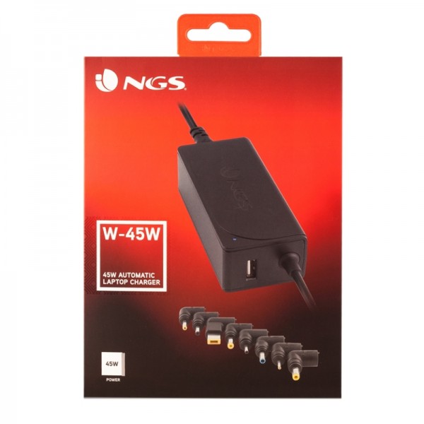 Ngs  cargador para portatil 45w