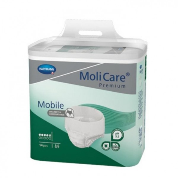 Molicare Premium Mobile 5 Gotas Talla m 14 Unidades