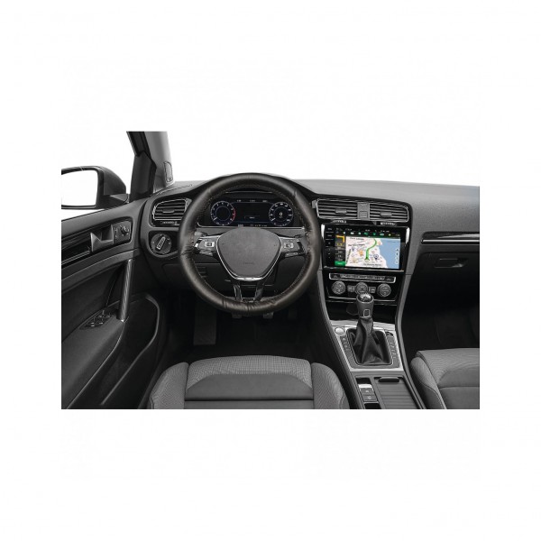 Funda/Cubierta Cuero Real NO SINTÉTICO. con Aguja e Hilo Negro para Coser y Ajustar al Volante