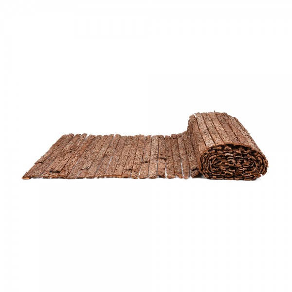 Corteza de abeto natural marrón simple cara 1 x 3 m (pack 2 unidades)