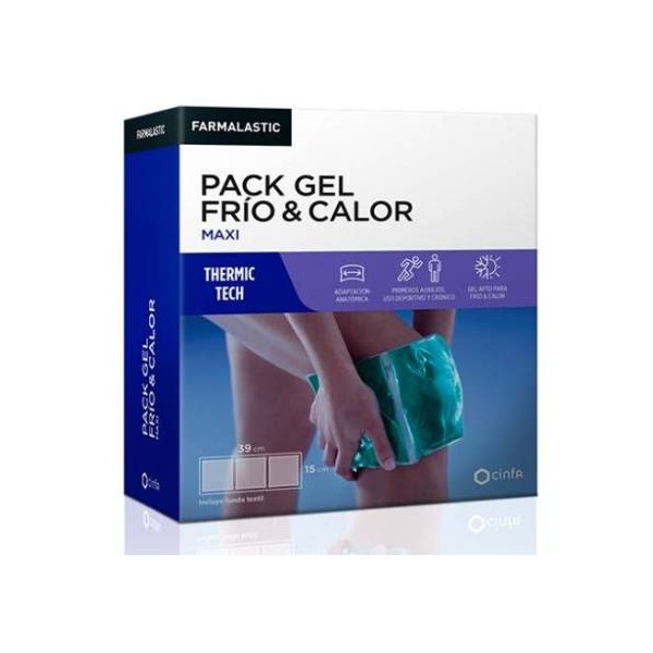 Farmalastic Pack Gel Frío y Calor Maxi 39cm X 15cm
