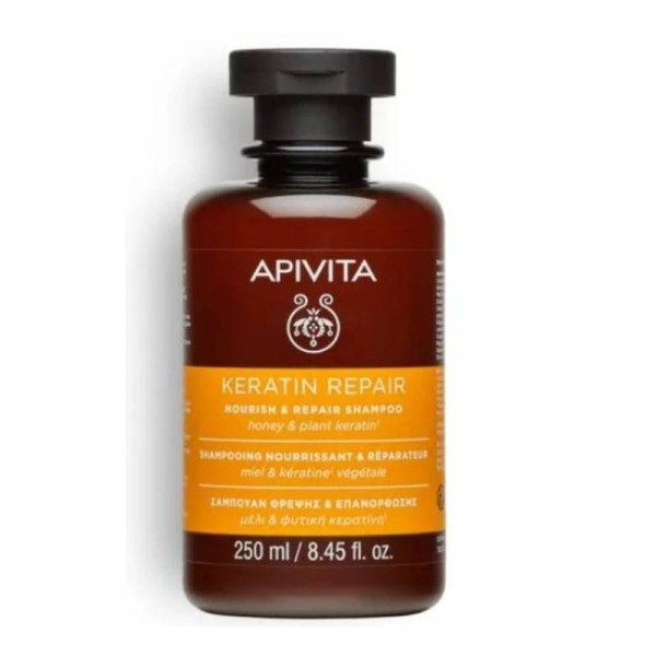 Apivita Keratin Repair Champú Hidratacion y Suav