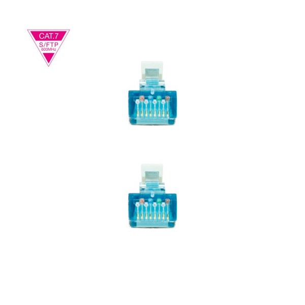 Nanocable latiguillo cat. 7 lszh/sftp 2 m gris