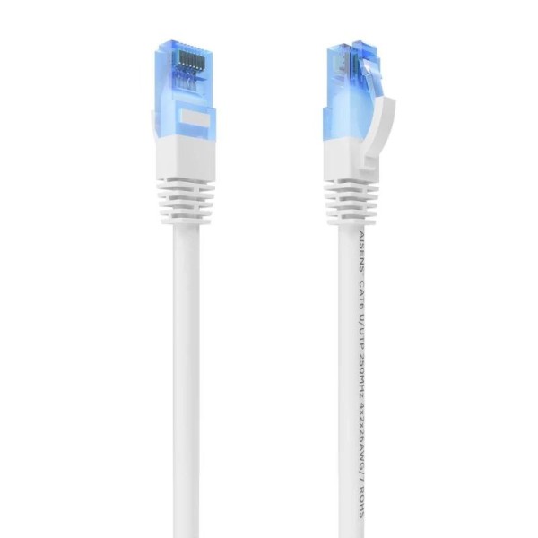 Aisens cable rj45 cat.6 utp awg26 cca blanco 2.0
