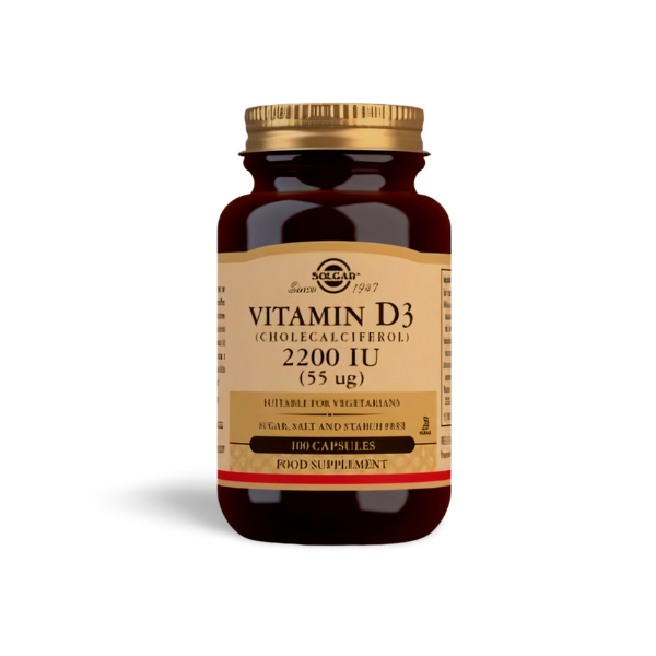 Solgar Vitamina D3 2200 Ui 55 Mcg 100 Caps Veg