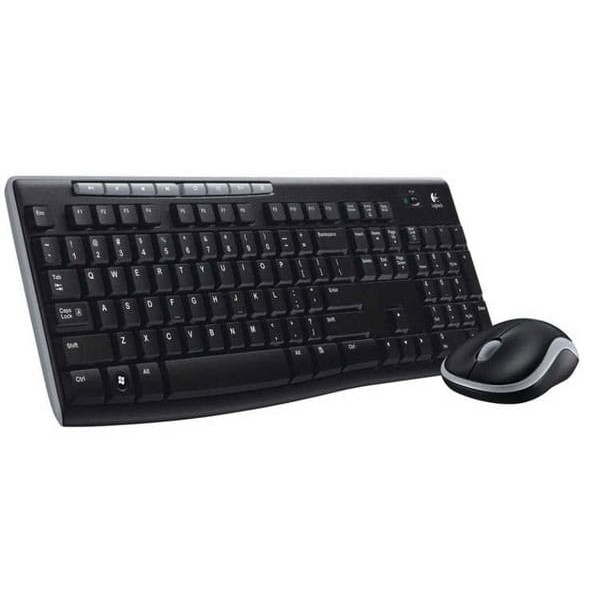 Logitech mk270 combo wireless black / teclado y ratón inalámbricos