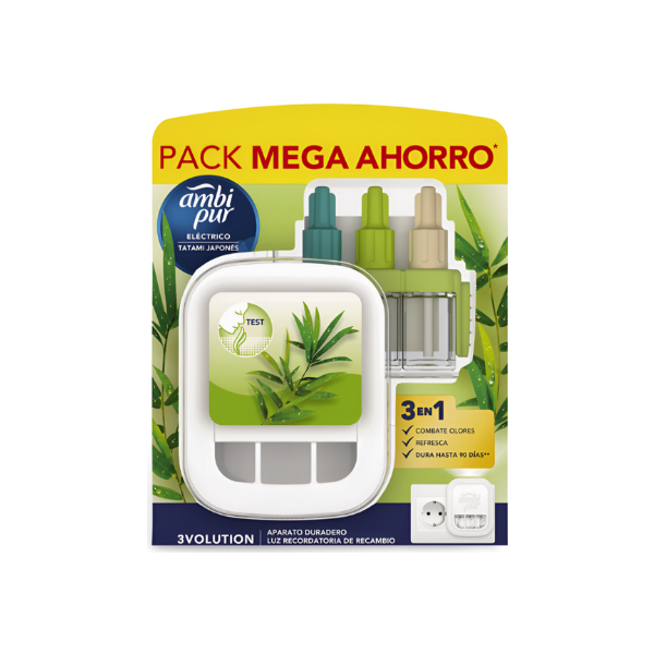 Ambipur 3volution aparato+recambio japan tatami 21ml