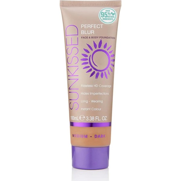 Sunkissed perfect blur base medium-dark 100ml