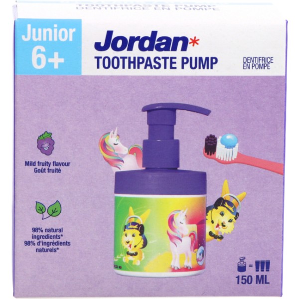 Jordan Dispensador Pasta +6años 150ml