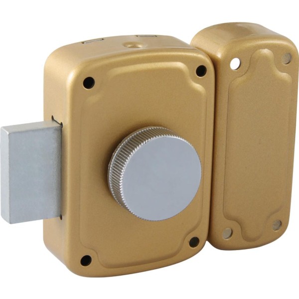 Cerradura t/ucem beige 25x50mm.pom.serr.