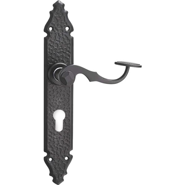 Manilla forja placa bocallave 275mm.