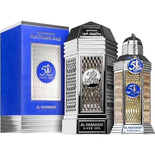 Al haramain platinum oud eau de parfum 50 years 100ml vaporizador