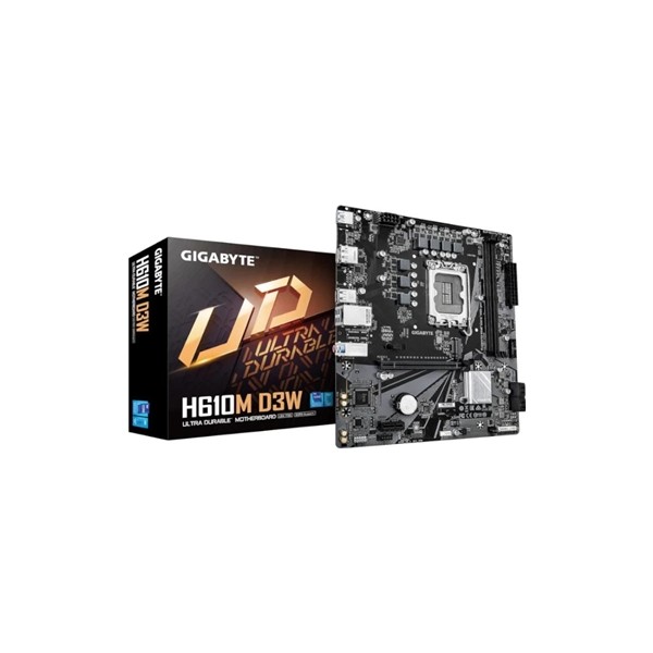 Gigabyte placa base h610m d3w ddr5 matx 1700